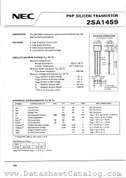 2SA1459 datasheet pdf NEC