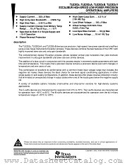 TLE2021AIPE4 datasheet pdf Texas Instruments