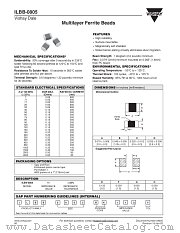 ILBB-0805RK110V datasheet pdf Vishay