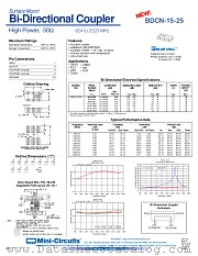 BDCN-15 datasheet pdf Mini-Circuits