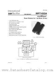 IRPT1053D datasheet pdf International Rectifier