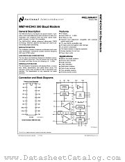 MM74HC943N datasheet pdf National Semiconductor