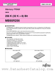 MB85R256PF datasheet pdf Fuji Electric