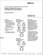 HSMS-286X datasheet pdf Agilent (Hewlett-Packard)