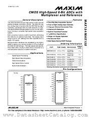 MAX158ACWI datasheet pdf MAXIM - Dallas Semiconductor