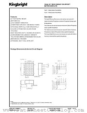 TA07-11YWA datasheet pdf Kingbright Electronic