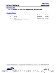 K6F8016R6D datasheet pdf Samsung Electronic