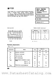 MCY64019N datasheet pdf UNITRA CEMI
