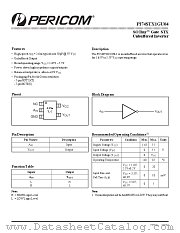 PI74SXT1GU04CE datasheet pdf Pericom Technology