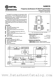 NJ88C33MAMP datasheet pdf Mitel Semiconductor