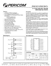PI90LVB047AW datasheet pdf Pericom Technology