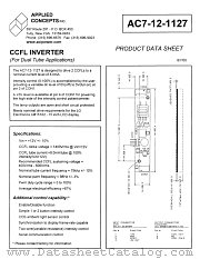 AC7-12-1127 datasheet pdf etc