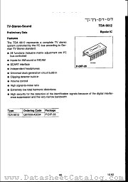TDA6612 datasheet pdf Siemens