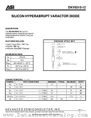 DKV6510-12 datasheet pdf Advanced Semiconductor