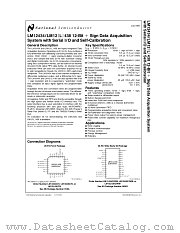 LM12438CIV datasheet pdf National Semiconductor