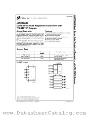 54ACTQ543LMQBD datasheet pdf National Semiconductor