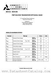 BDX18 datasheet pdf Comset Semiconductors