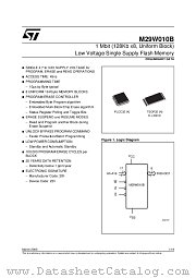 M29W010B45K6T datasheet pdf ST Microelectronics