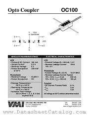 OC100 datasheet pdf Voltage Multipliers