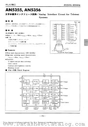 AN5355 datasheet pdf Panasonic