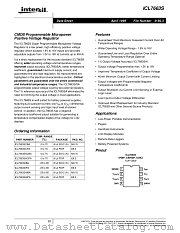 ICL7663SCPA datasheet pdf Intersil