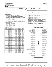 ICS950703 datasheet pdf Integrated Circuit Systems