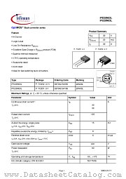 IPU20N03L datasheet pdf Infineon