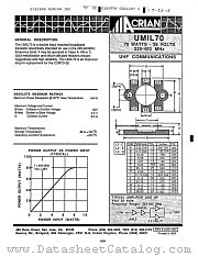 UMIL70 datasheet pdf Acrian