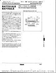 BA7751ALS datasheet pdf ROHM