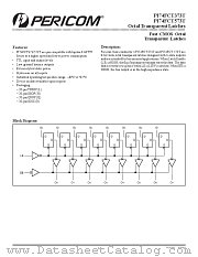 PI74FCT573ATS datasheet pdf Pericom Technology