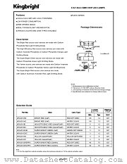 APA3010YD datasheet pdf Kingbright Electronic