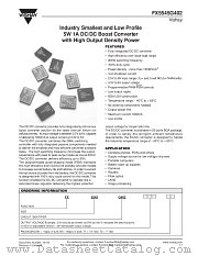 FX5545G402B1 datasheet pdf Vishay