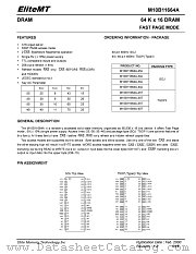 M10B11664A-25J datasheet pdf etc