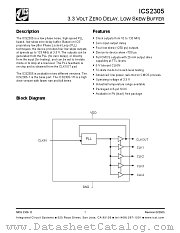 ICS2305M-1HLF datasheet pdf Integrated Circuit Systems