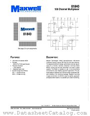 81840RPQI datasheet pdf Maxwell Technologies