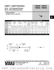 1N6838 datasheet pdf Voltage Multipliers