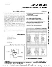 ICL7653BCTV datasheet pdf MAXIM - Dallas Semiconductor