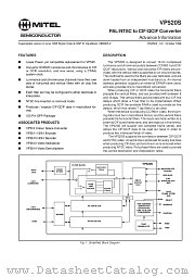 VP520S datasheet pdf Mitel Semiconductor