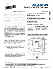 MAX2140ETH datasheet pdf MAXIM - Dallas Semiconductor