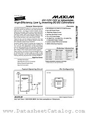 MAX774-MAX776 datasheet pdf MAXIM - Dallas Semiconductor