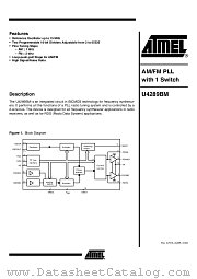 U4289BM-MFPG3 datasheet pdf Atmel