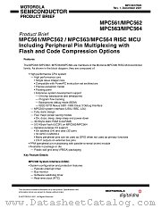 MPC562CZP56 datasheet pdf Motorola