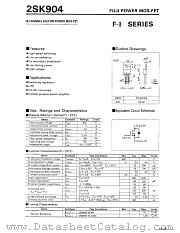 2SK904 datasheet pdf Fuji Electric