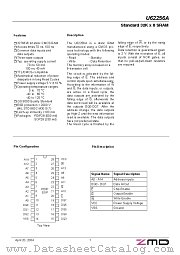 U62256ADK10 datasheet pdf ZMD