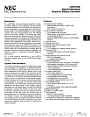 UPD7220D datasheet pdf NEC
