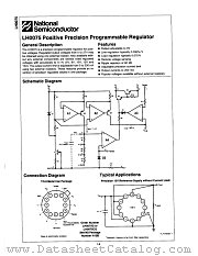 LH0075G datasheet pdf National Semiconductor
