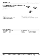 EVM1U datasheet pdf Panasonic
