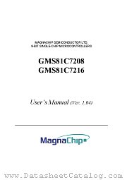 GMS81C7216LQ datasheet pdf etc
