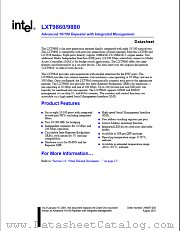 LXT9880 datasheet pdf Intel