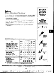 MAC3020 datasheet pdf Motorola